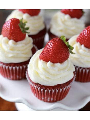 Red- Velvet Cup-cake (12 pieces )