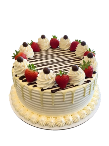 White Creamy Celebration Cake