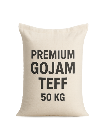 Premium Gojam White Teff Flour 50 KG