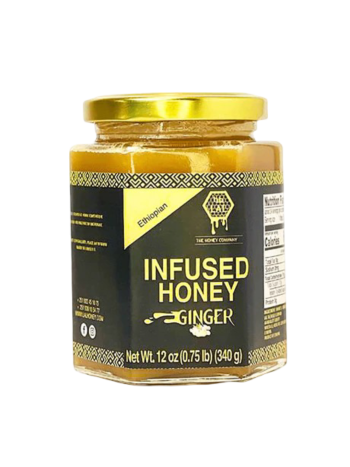 Ginger Infused Raw Honey  340g