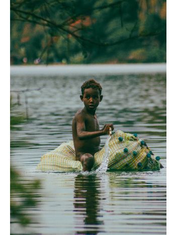 Plastic boat kid