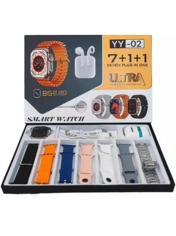 YY-02 ULTRA SMART WATCH – 7+1+1 COMBO