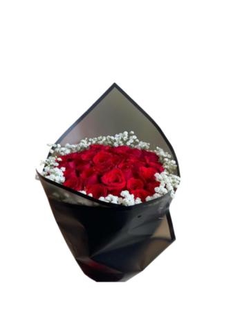 Red Posy Rose Bouquet