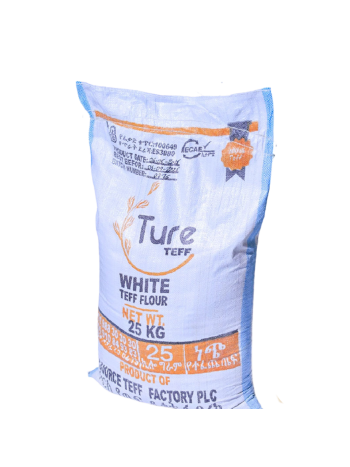Ture Premium  White Teff Flour 25 KG